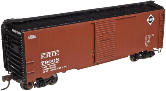 NIB HO Atlas TM #20003233 40' 1937 AAR Boxcar Erie #79087 Kit 