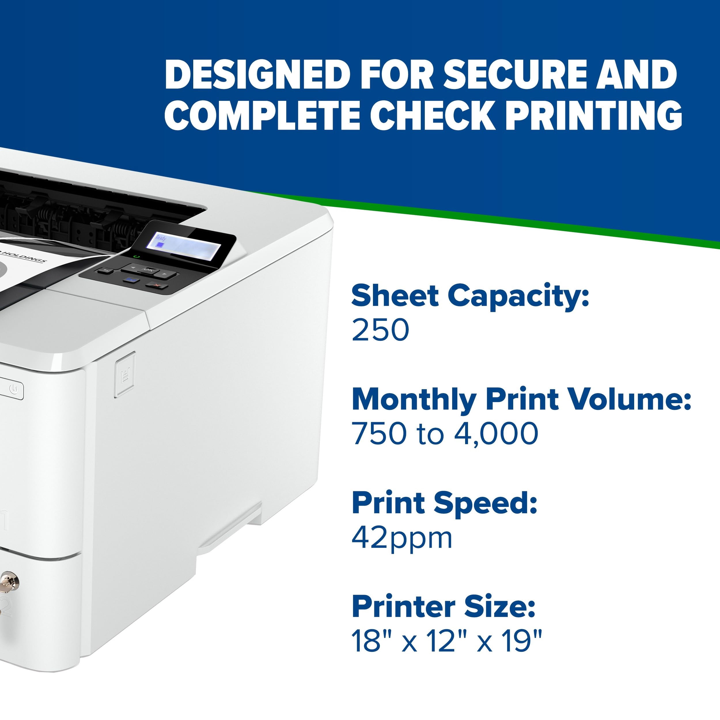 Troy 4001n MICR Printer w/1 Tray and 1 Lock 01-4001NM-111