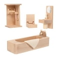thumbnail image 3 of Masteelf 1 Set Doll House Furniture Imitated Mini Bathroom Block Model Adornment, 3 of 8