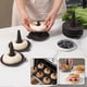 thumbnail image 2 of Easy-Bake Bagel Silicone Molds Conical Shaped Donut Mold Non Stick Kitchen Baking Tool, 2 of 5