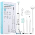 thumbnail image 1 of Teeth Cleaning Kit Professional Ultrasonic Tartar Remover Usb Rechargeable 2 Heads And 5 Modes, 1 of 4