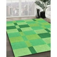 thumbnail image 2 of Ahgly Company Indoor Rectangle Patterned Emerald Green Area Rugs, 6' x 9', 2 of 6