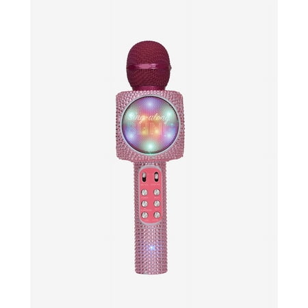 Singalong Bling Microphone - Wireless Karaoke Microphone with Bluetooth for Kids and Adults - Portable Microphone for Home Karaoke - Sing-Along Mic with Stereo Audio - LED Dancing Lights - Pink Bling price history on PriceWatchPro