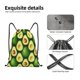 thumbnail image 4 of Fotbe Avocado Bolsa Mochila con Cordón Estampada, Bolsa de Gimnasio Deportiva, Bolsa Cinch, Bolsa con Cordón para Hombres y Mujeres-Small, 4 of 6