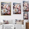 thumbnail image 4 of Designart "Hillside Adorned With Pink Lotus In Japan" Flowers Floater Framed Wall Art Prints, 4 of 5