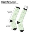 thumbnail image 2 of Naloa Wildflower Watercolor 5 Knee Socks, High Socks Long Stretchy Sock Women Knee High Stocking, Long Socks for Women, 2 of 6