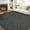 Black, variant on Senfot 5 x 7 Modern Contemporary Washable Area Rug for Living Room, Soft Non-Slip Ultra-Thin Bedroom Carpet, Durable Area Rug for Dining Room, Soft Indoor Floor Rug Black