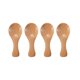 thumbnail image 1 of 4pcs, Wooden Spoon, Simple Spice Spoon, Condiment Spoon, Kitchen Spoon, Vintage Tableware, Creative Short Handle Spoon, Multifunctional Spoon, Coffee Spoon, Soup Spoon, Kitchen Stuff, Kitchen Gadgets, 1 of 4
