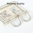 thumbnail image 3 of FACEGA 2-Pcs Curtain Holdbacks,Heavy-Duty Modern Aluminum Wall Hooks for Drapes,Rust-Resistant and Easy Installation Curtain Tiebacks, 3 of 8