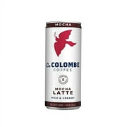 La Colombe Mocha Draft Latte - Cold-Pressed Espresso and Frothed Milk + Dark Chocolate - Made With Real Ingredients - Grab And Go Coffee, 9 Fl Oz (Pack of 4)