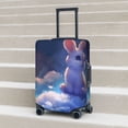 thumbnail image 5 of Yiaed Cloud Cute Rabbit Print Travel Luggage Cover Suitcase Protector Fits 18-32 Inch Luggage Wheel Covers Patterned Elastic Luggage Anti-scratch（No luggage）-X-Large, 5 of 5