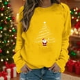 thumbnail image 2 of ShiShine Christmas Sweatshirts for Women Crewneck Long Sleeve Pullover Shirt Loose Casual Xmas Printed Fall Winter Tops, 2 of 5