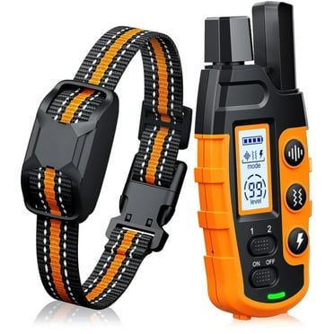 HAIKUADAY Electric Shock Collar for Dogs 3300FT IPX7 Waterproof Training Rechargeable E-Collar with Remote Control, Beep (1-8) Vibration (1-16) and Safe Shock (1-99) Modes for Small Medium Large Dogs