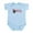Sky Blue, variant on CafePress - Rickrolled Infant Bodysuit - Baby Light Bodysuit, Size Newborn - 24 Months