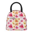 thumbnail image 1 of Fotbe Watermelon Bolsa de Almuerzo con Estampado, Lonchera Aislada, Contenedor de Comida Reutilizable Tipo Cooler a Prueba de Fugas, 1 of 6