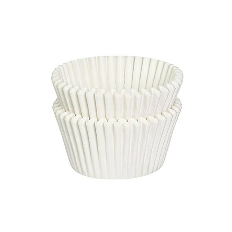 100Pack Paper Baking Cups Greaseproof, Large Cupcakes Liners Disposable  Cake Cups Perfect for Muffins, Cake Balls, Snacks, Recyclable - 50pc  Black,50pc White 