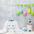 thumbnail image 6 of Moocorvic Easter Bunny Basket Plush Easter Egg Hunting Buckets with Long Ear Tote Gift Bags for Boys Girls 13Inches,Large，White, 6 of 7