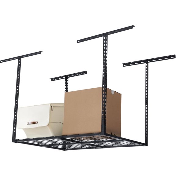 M optimized Garage Ceiling Storage Rack, Heavy Duty, 48" x 36" Adjustable Cold Rolled Steel Rack