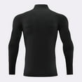 thumbnail image 3 of Athletic T Shirts for Men with Zipper Mock Neck Long Sleeve Tees Tops Stretchy Slim-Fit Pullover Color Block Breathable Gym Workout Running T-Shirts, 3 of 7