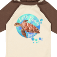 thumbnail image 4 of Inktastic Vero Beach, Florida Swimming Sea Turtle with Bubbles Boys or Girls Long Sleeve Baby Bodysuit, 4 of 5