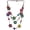 Flower, variant on Bohemian Wooden Coconut Shell Wood Beaded Choker Necklace African Ethnic Colorful Long Layered Bib Multilayer Flower Geometric for Women Chunky Party Costume Vaction Jewelry