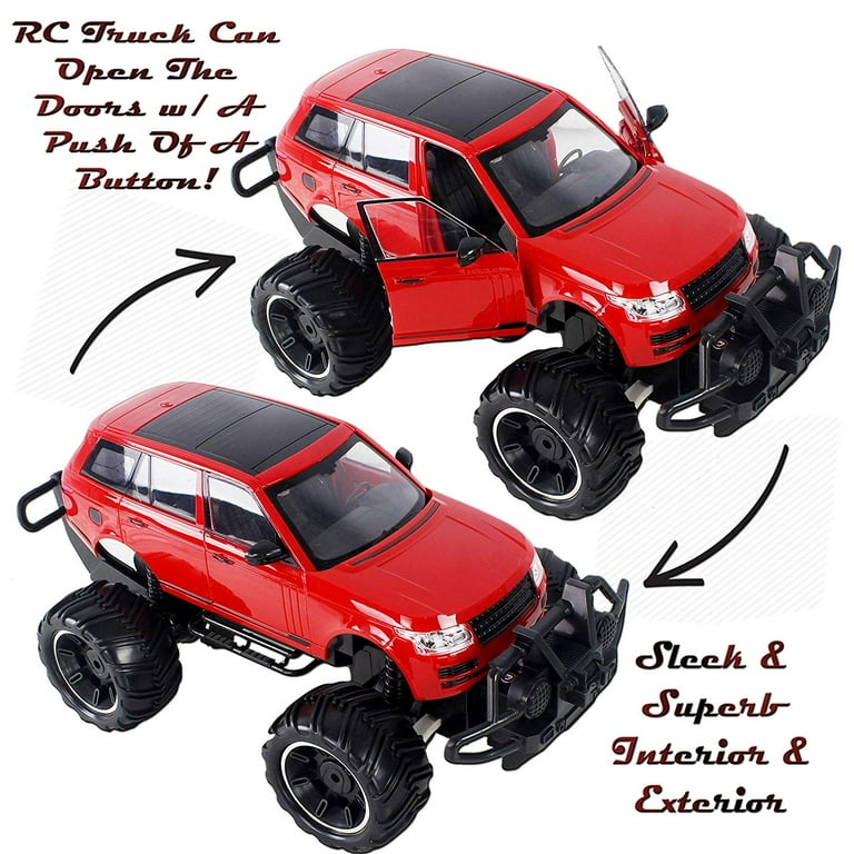 Children s Fun Outdoor Activity RC Remote Control Battery Operated 1 14 Scale Size Bigfoot Beast Cross Country Truck Toy Colors May Vary Makes A