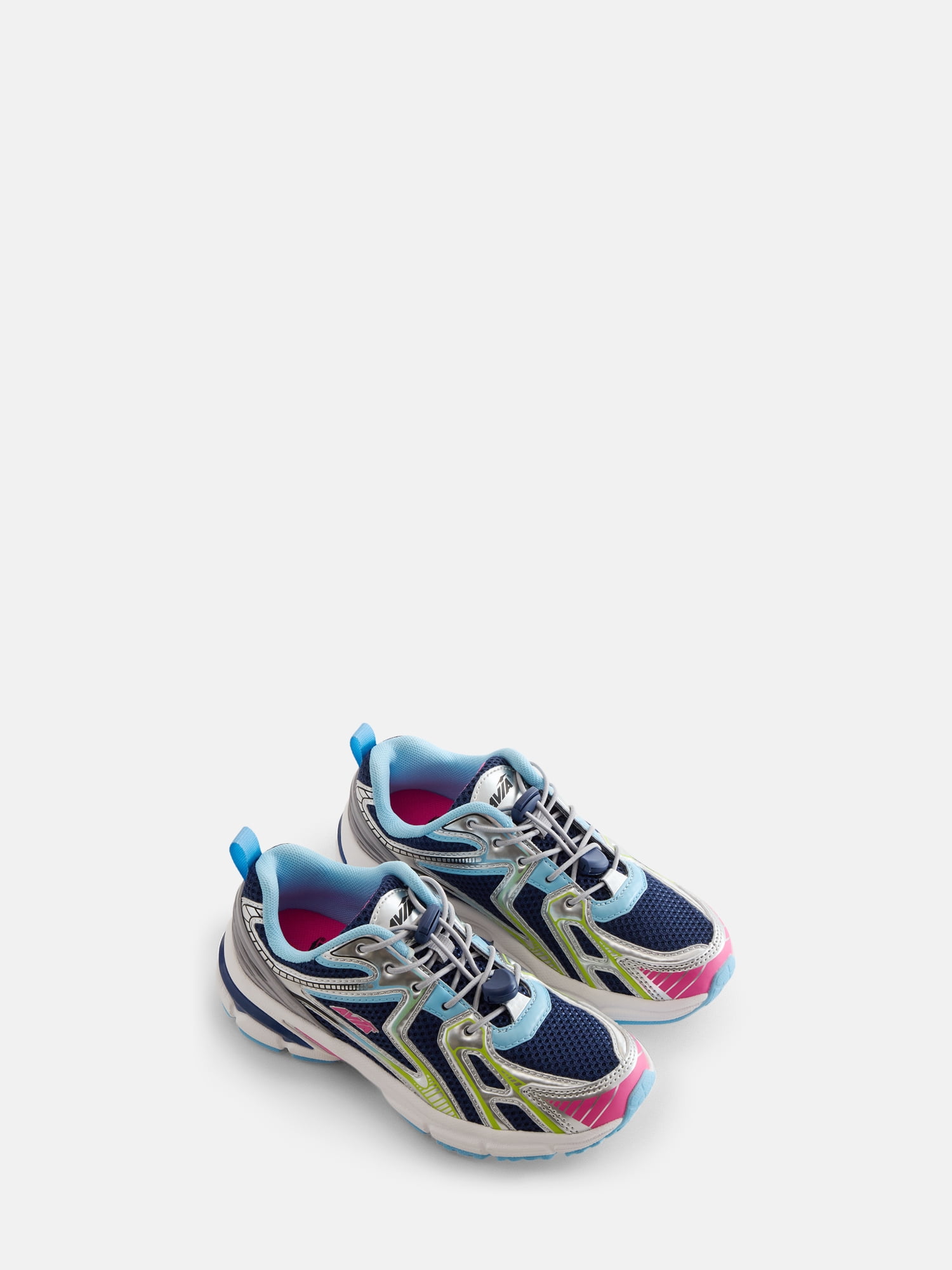 Avia Little and Big Girls Bungee Athletic Sneakers