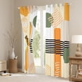 thumbnail image 3 of Homewish Minimalist Geometric Blackout Curtains Set of 2 (52x84 Each) for Teens Boys Girls,Abstract Stripes Window Curtains,Vintage Aesthetic Curtains and Drapes,Lightweight Room Decor, 3 of 6