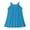 Sky Blue, variant on Girl Swim Cover Up Sleeveless Tank Halter Dresses Quick Dry Swim Dress Girl Beach Cover Up 9-10 Years