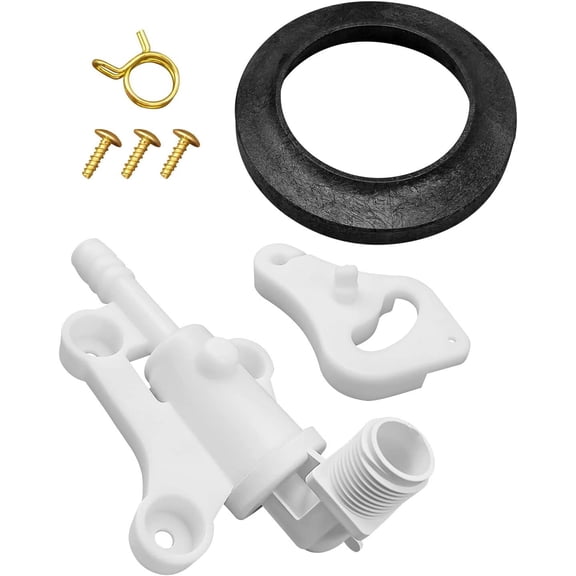 For RV/Camper - Thetford Style Lite Toilet Water Valve Replacement Kit #34100