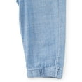 thumbnail image 3 of Wonder Nation Baby Boys Cotton Chambray Jogger Pants, Sizes 0M-24M, 3 of 3