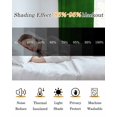 thumbnail image 5 of Ombre Green Waves Blackout Curtains, Light Blocking Print Window Curtains, Abstract Art Gradient Modern Thermal Insulated Window Drapes for Living Room Kitchen Cafe 2 Panels, 104"W x 52"L, 5 of 9