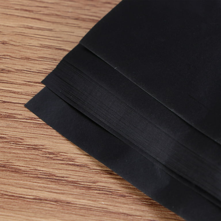 100 Carbon Transfer Paper Black Carbon Tracing Paper Graphite Copy Paper  for Wood, Paper, Canvas and Other Art Surfaces