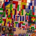 thumbnail image 3 of Banderines de banderas del mundo Feliz 50 banderas nacionales Sencillez, 3 of 5