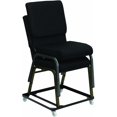 thumbnail image 3 of Bowery Hill Chaise d'Église en Noir, 3 of 4