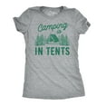 thumbnail image 2 of Women's Camping is In Tents T Shirt Funny Intense Camping Shirt for Women Womens Graphic Tees, 2 of 7