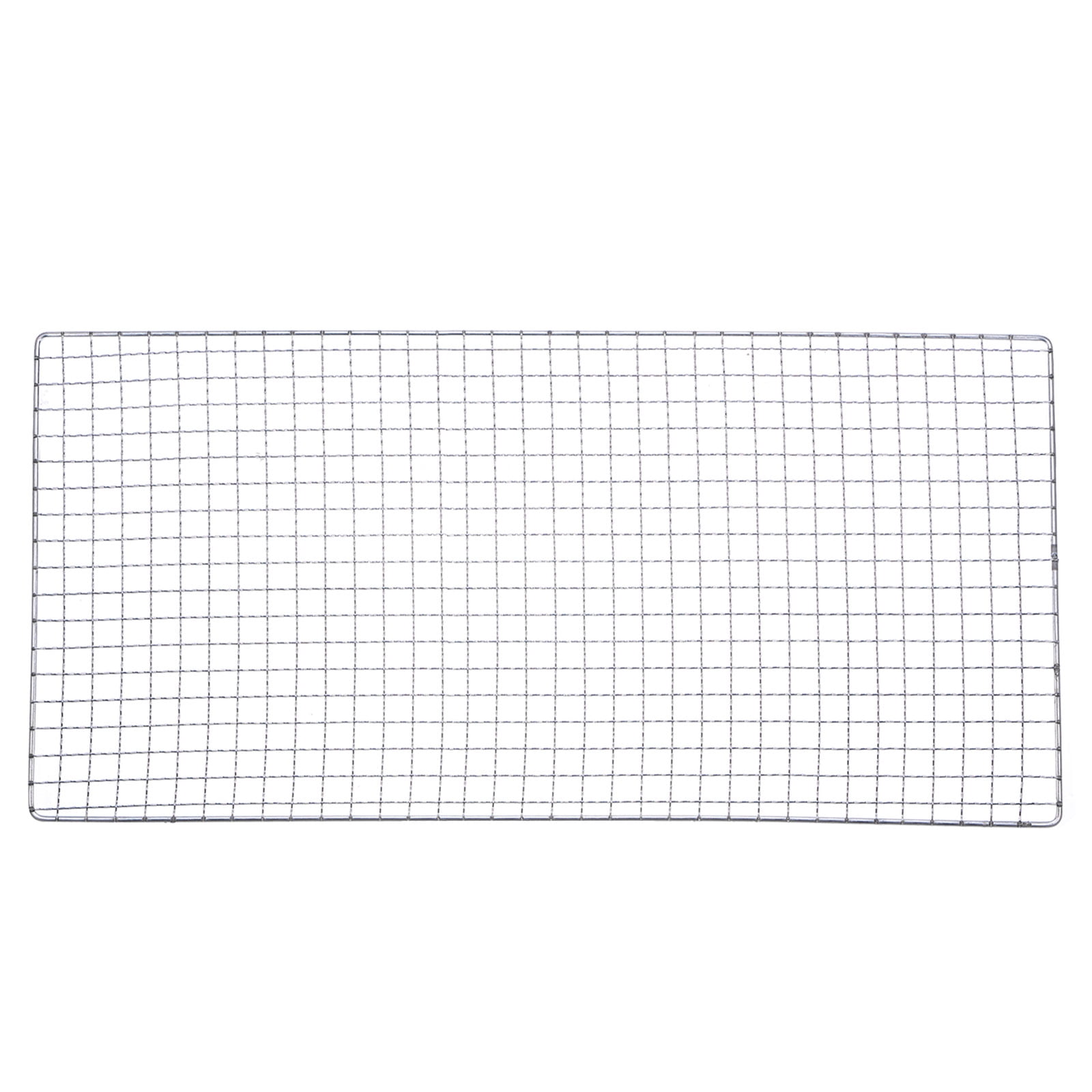 Uxcell Square BBQ Grill Net 19.7"x11.6" Electroplated Stainless Steel
