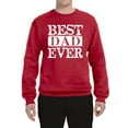 thumbnail image 2 of Wild Bobby, Best Dad Ever Daddy Husband, Father's Day, Unisex Men Crewneck Graphic Sweatshirt, Red, Small, 2 of 3
