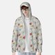 thumbnail image 2 of Balery Funny Cat White Sudadera ligera de manga larga con capucha y protección solar UPF 50+ para hombre y mujer, ideal para pesca y running-Large, 2 of 7