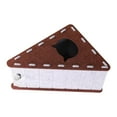 thumbnail image 4 of Triangle Cat Scratcher Pad Training Toy Felt Cloth Durable and Stable for Small Medium Large Indoor Cats, 4 of 9