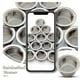 thumbnail image 5 of Filtros de malla de la tubería Pantallas extraíbles Reemplazo de reemplazo Ash Catchers Kit Suministros Suministros de oficina para el hogar Gadgets personales Plata 20pcs Inevent HA011079-06, 5 of 6