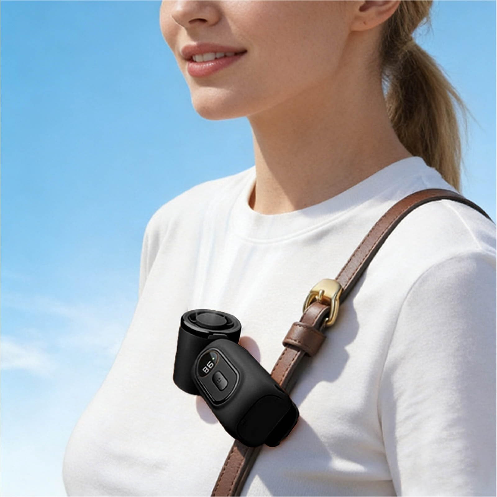 Mini Portable Handheld Clip Fan,360° Rotating Clip for Stroller Desk Makeup Travel