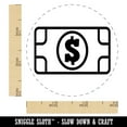 thumbnail image 2 of Money Cash Bills Self-Inking Rubber Stamp Ink Stamper - Pink Ink - Small 3/4 Inch, 2 of 7