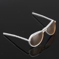 thumbnail image 5 of 1/6 Scale Sunglasses, Male And Female Sun Glasses, Alloy Retro Glasses, for 12inch Action Figures Accessories - White, 2.6x2.3cm, 5 of 10