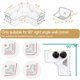 thumbnail image 3 of Organizador de ducha de esquina transparente con jabonera y gancho para maquinilla de afeitar estantes adhesivos de pared para tina o baño, 3 of 6