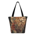 thumbnail image 3 of Fotbe Majestic Cosmic Lion Pattern Beach Tote,Shoulder Handbag,Spacious Tote Bag,Lightweight Travel Bag,Versatile Shopping Bag, 3 of 9