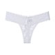 thumbnail image 1 of Pantys Gibobby para Mujer Bragas sexys Ahueca hacia fuera Cintura Bowknot Encaje Jacquard Tanga Blanco L, 1 of 2