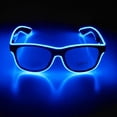 thumbnail image 2 of Gafas de sol LED Aquat RB01 con luz EL Wire Neon Rave, 2 of 7