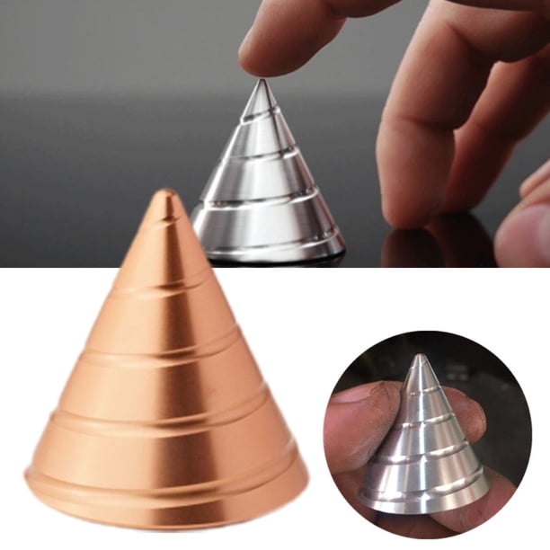 Juguete Giroscópico Portátil De Acero Inoxidable, Dispositivo Divertido, Ilusión Óptica, Juguete Espiral De Escritorio Para Hombres Y Mujeres Yuarrent FN007763-04