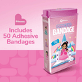 thumbnail image 3 of BioSwiss Bandages, Princess Shaped Self Adhesive Bandage, Latex Free Sterile Wound Care, Fun First Aid Kit Supplies for Kids and Adults, 50 Count, 3 of 7